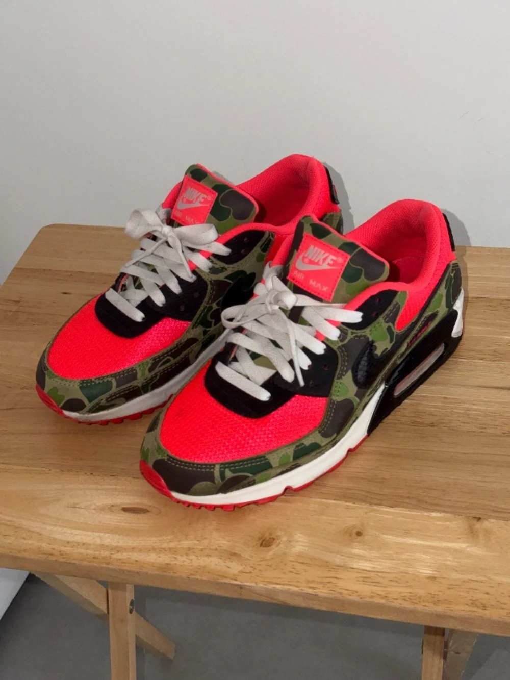 Nike Air Max 90 “Reverse Duck Camo”, style CW6024-600, US men’s 8.5 / EU 42.